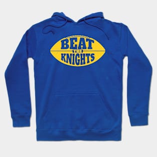 Beat the Knights // Vintage Football Grunge Gameday Hoodie